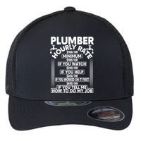Plumber Hourly Rate Flexfit Unipanel Trucker Cap