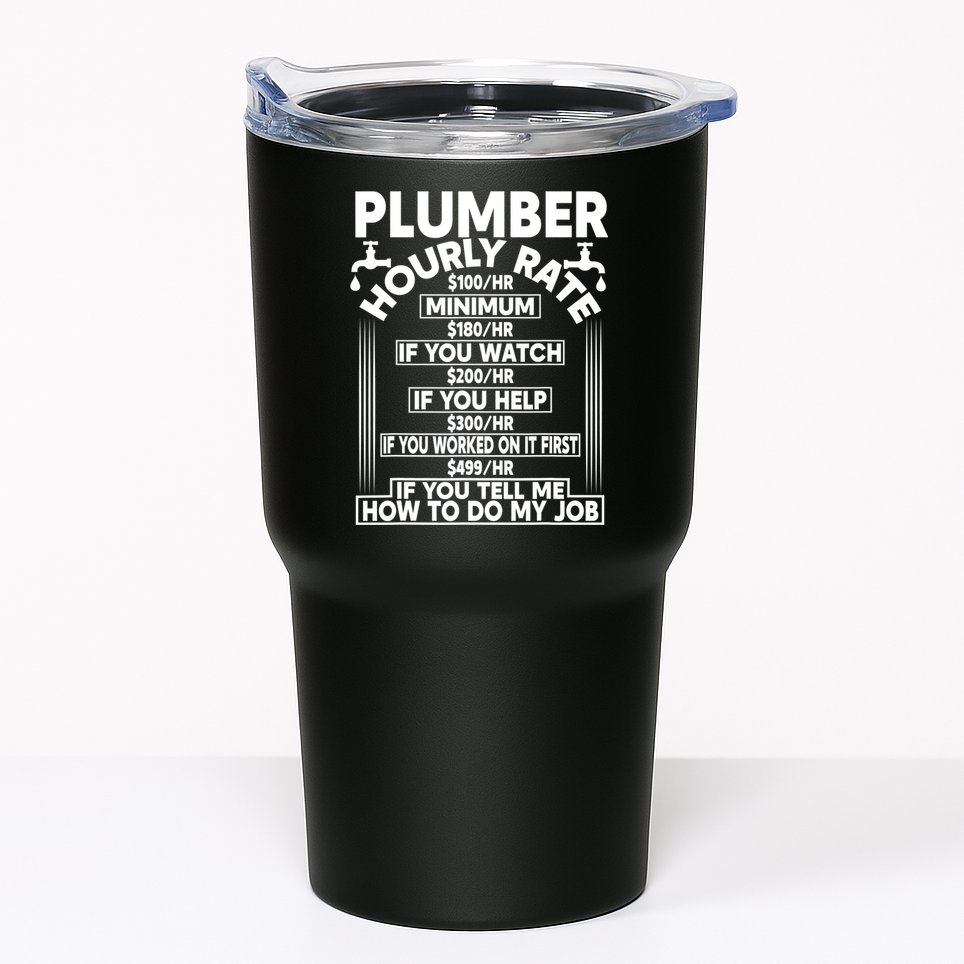 Plumber Hourly Rate Tumbler