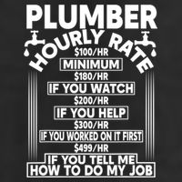 Plumber Hourly Rate Golf Towel