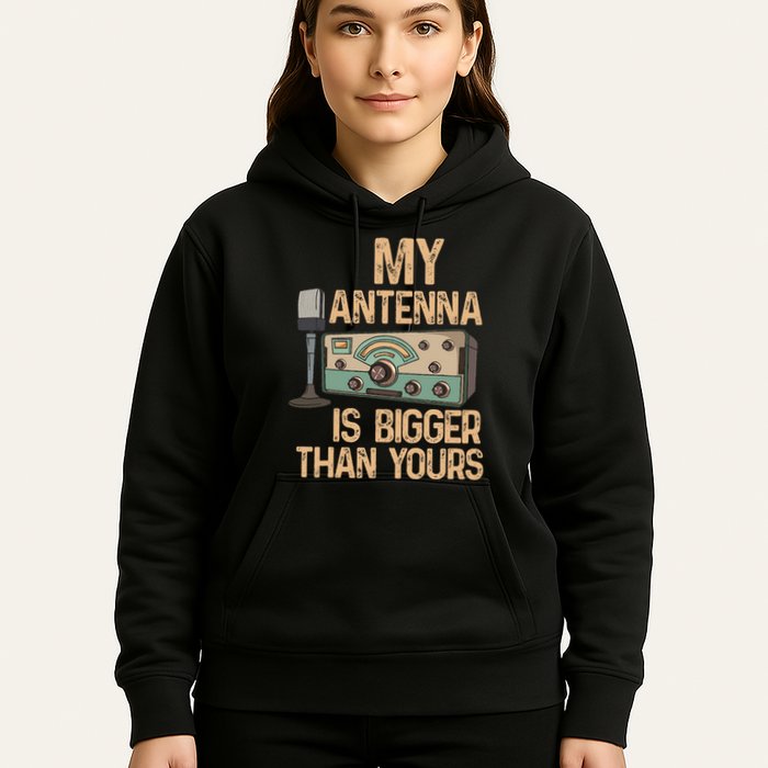 Pride Ham Radio Operator  My Antenna Isn Bigger Than Yours  Hoodie