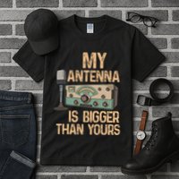 Pride Ham Radio Operator  My Antenna Isn Bigger Than Yours  Tall T-Shirt