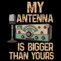 Pride Ham Radio Operator  My Antenna Isn Bigger Than Yours  7-Panel Snapback Hat