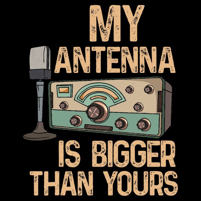 Pride Ham Radio Operator  My Antenna Isn Bigger Than Yours  7-Panel Snapback Hat