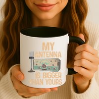 Pride Ham Radio Operator  My Antenna Isn Bigger Than Yours  Mug