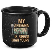 Pride Ham Radio Operator  My Antenna Isn Bigger Than Yours  15oz Campfire Ceramic Mug