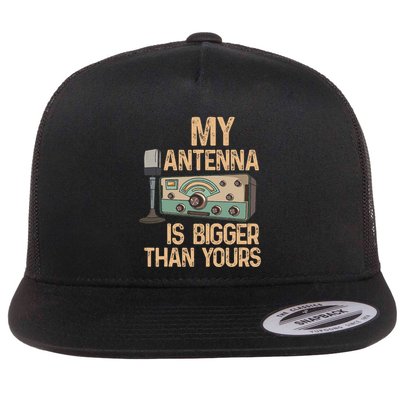 Pride Ham Radio Operator  My Antenna Isn Bigger Than Yours  Flatbill Hat