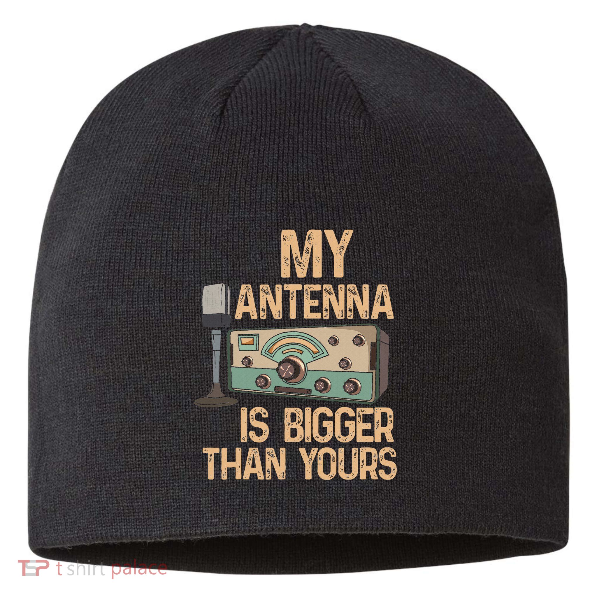 Pride Ham Radio Operator  My Antenna Isn Bigger Than Yours  Sustainable Beanie