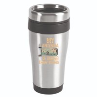Pride Ham Radio Operator  My Antenna Isn Bigger Than Yours  16oz Travel Tumbler