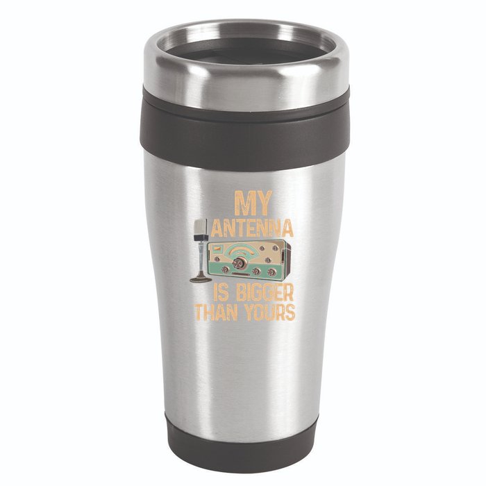 Pride Ham Radio Operator  My Antenna Isn Bigger Than Yours  16oz Travel Tumbler