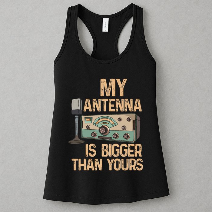 Pride Ham Radio Operator  My Antenna Isn Bigger Than Yours  Womens Tank Top
