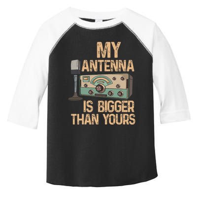 Pride Ham Radio Operator  My Antenna Isn Bigger Than Yours  Toddler Fine Jersey T-Shirt