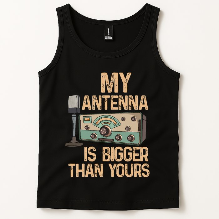 Pride Ham Radio Operator  My Antenna Isn Bigger Than Yours  Tank Top