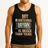 Pride Ham Radio Operator  My Antenna Isn Bigger Than Yours  Tank Top