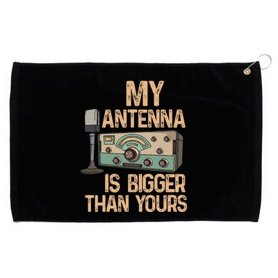 Pride Ham Radio Operator  My Antenna Isn Bigger Than Yours  Grommeted Golf Towel