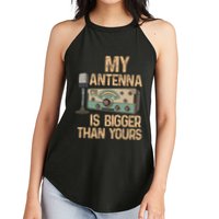 Pride Ham Radio Operator  My Antenna Isn Bigger Than Yours  Women's Perfect Tri Rocker Tank
