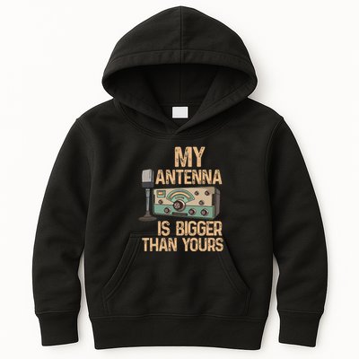 Pride Ham Radio Operator  My Antenna Isn Bigger Than Yours  Kids Hoodie
