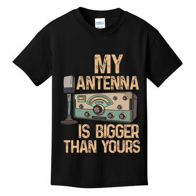 Pride Ham Radio Operator  My Antenna Isn Bigger Than Yours  Kids T-Shirt