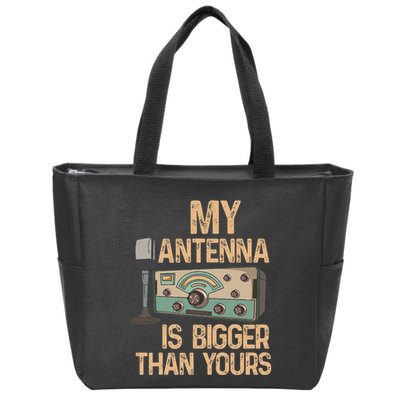 Pride Ham Radio Operator  My Antenna Isn Bigger Than Yours  Zip Tote Bag