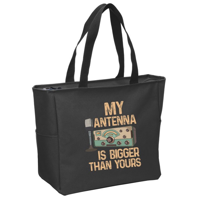 Pride Ham Radio Operator  My Antenna Isn Bigger Than Yours  Zip Tote Bag
