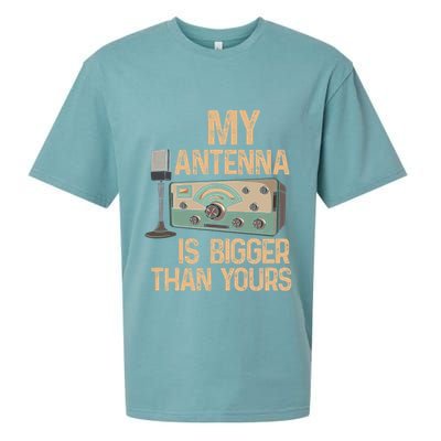 Pride Ham Radio Operator  My Antenna Isn Bigger Than Yours  Sueded Cloud Jersey T-Shirt