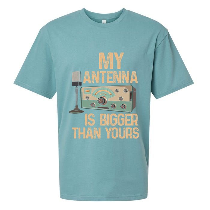 Pride Ham Radio Operator  My Antenna Isn Bigger Than Yours  Sueded Cloud Jersey T-Shirt