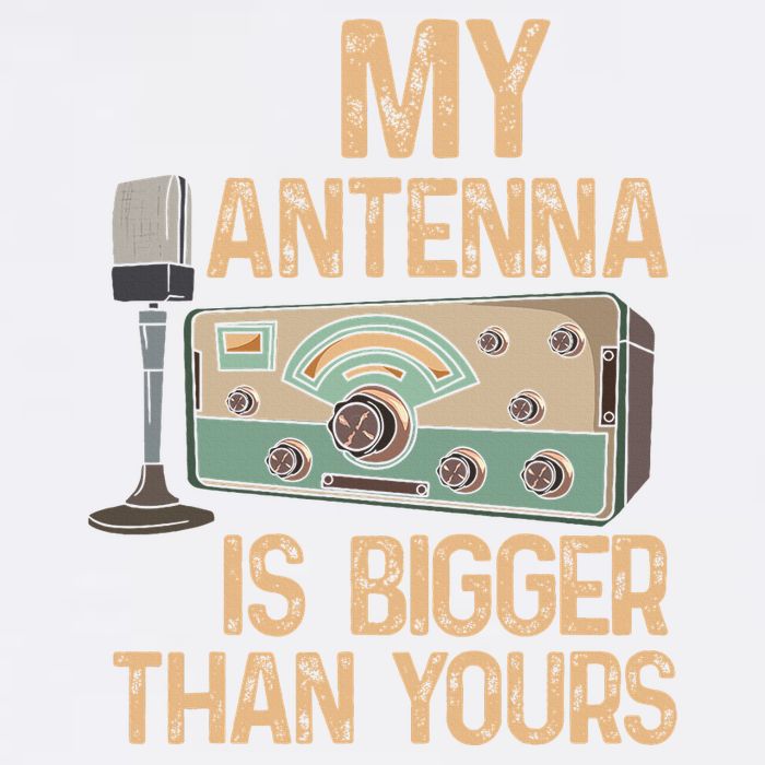 Pride Ham Radio Operator  My Antenna Isn Bigger Than Yours  Garment-Dyed Sweatshirt