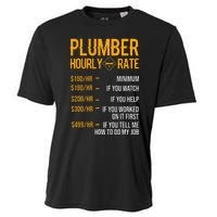 Plumber Hourly Rate Plumber Cooling Performance Crew T-Shirt