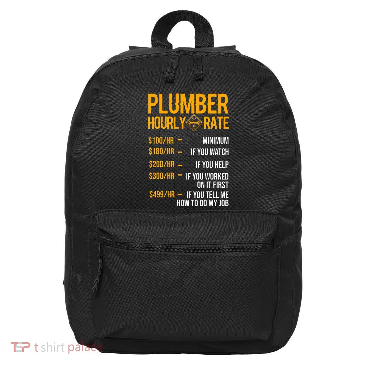 Plumber Hourly Rate Plumber 16 in Basic Backpack