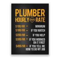 Plumber Hourly Rate Plumber Poster
