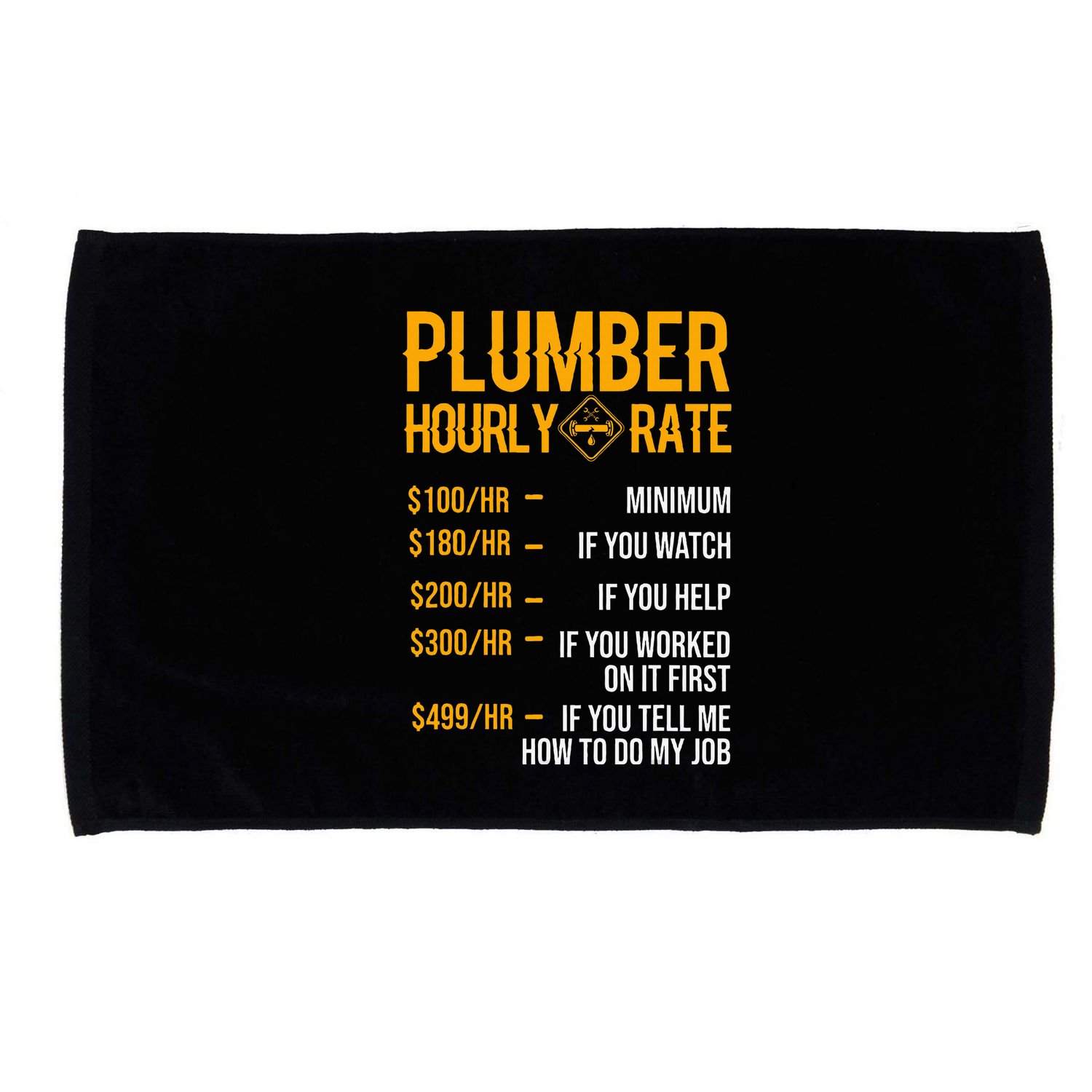 Plumber Hourly Rate Plumber Microfiber Hand Towel