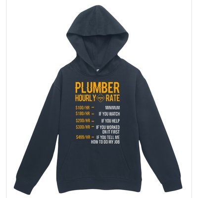 Plumber Hourly Rate Plumber Urban Pullover Hoodie