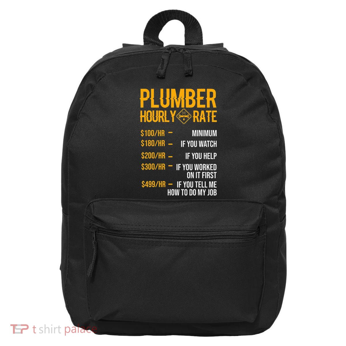 Plumber Hourly Rate Plumber 16 in Basic Backpack