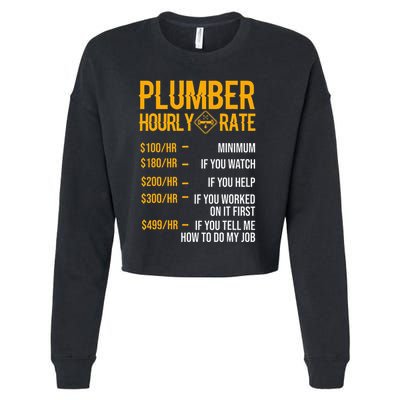 Plumber Hourly Rate Plumber Cropped Pullover Crew