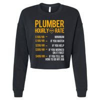 Plumber Hourly Rate Plumber Cropped Pullover Crew