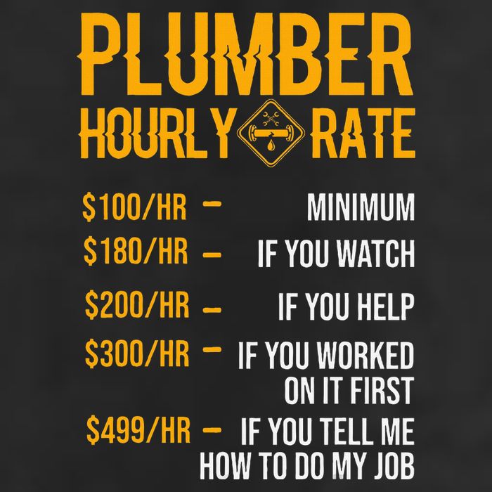 Plumber Hourly Rate For Plumbers Hat