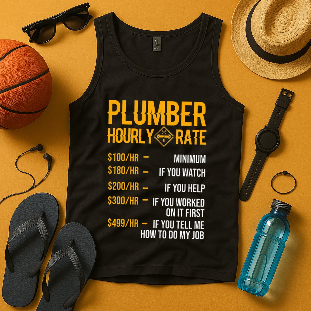 Plumber Hourly Rate For Plumbers Tank Top