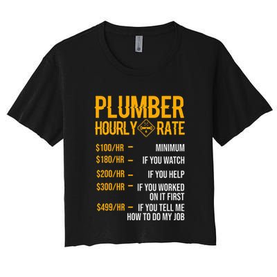 Plumber Hourly Rate For Plumbers Crop Top