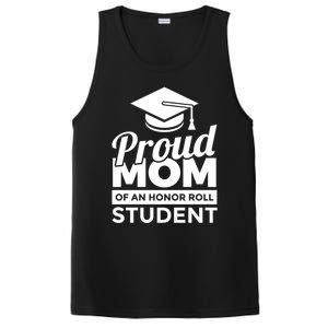 Proud Honor Roll Student Mom Funny Gift PosiCharge Competitor Tank