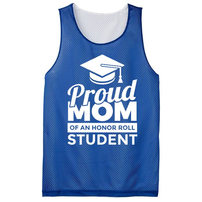 Proud Honor Roll Student Mom Funny Gift Mesh Reversible Basketball Jersey Tank