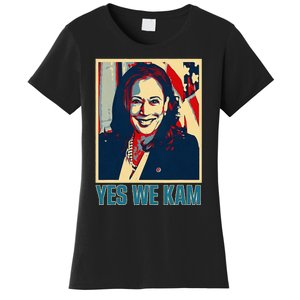 President Harris Retro Yes We Kam Women's T-Shirt