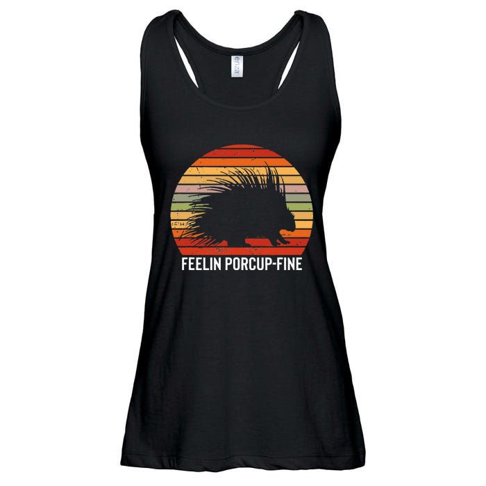 Porcupine Hugger S For Hedgehog Porcupine Fan Ladies Essential Flowy Tank