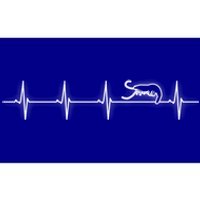 Prawn Heartbeat Shrimp Funny Gift Bumper Sticker