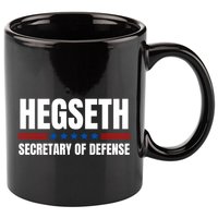 Pete Hegseth Secretary Of Defense Trump Maga Support 11oz C Handle Ceramic Mug