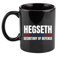 Pete Hegseth Secretary Of Defense Trump Maga Support 11oz C Handle Ceramic Mug
