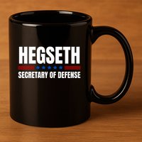Pete Hegseth Secretary Of Defense Trump Maga Support 11oz C Handle Ceramic Mug