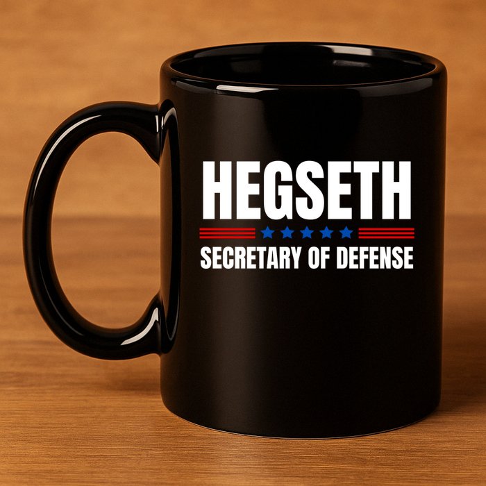 Pete Hegseth Secretary Of Defense Trump Maga Support 11oz C Handle Ceramic Mug