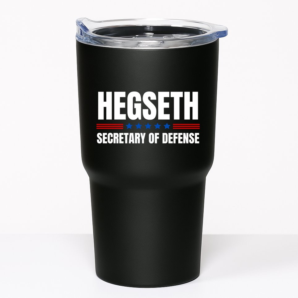 Pete Hegseth Secretary Of Defense Trump Maga Support Tumbler