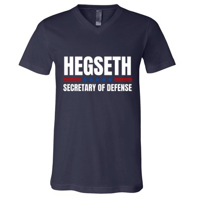 Pete Hegseth Secretary Of Defense Trump Maga Support V-Neck T-Shirt