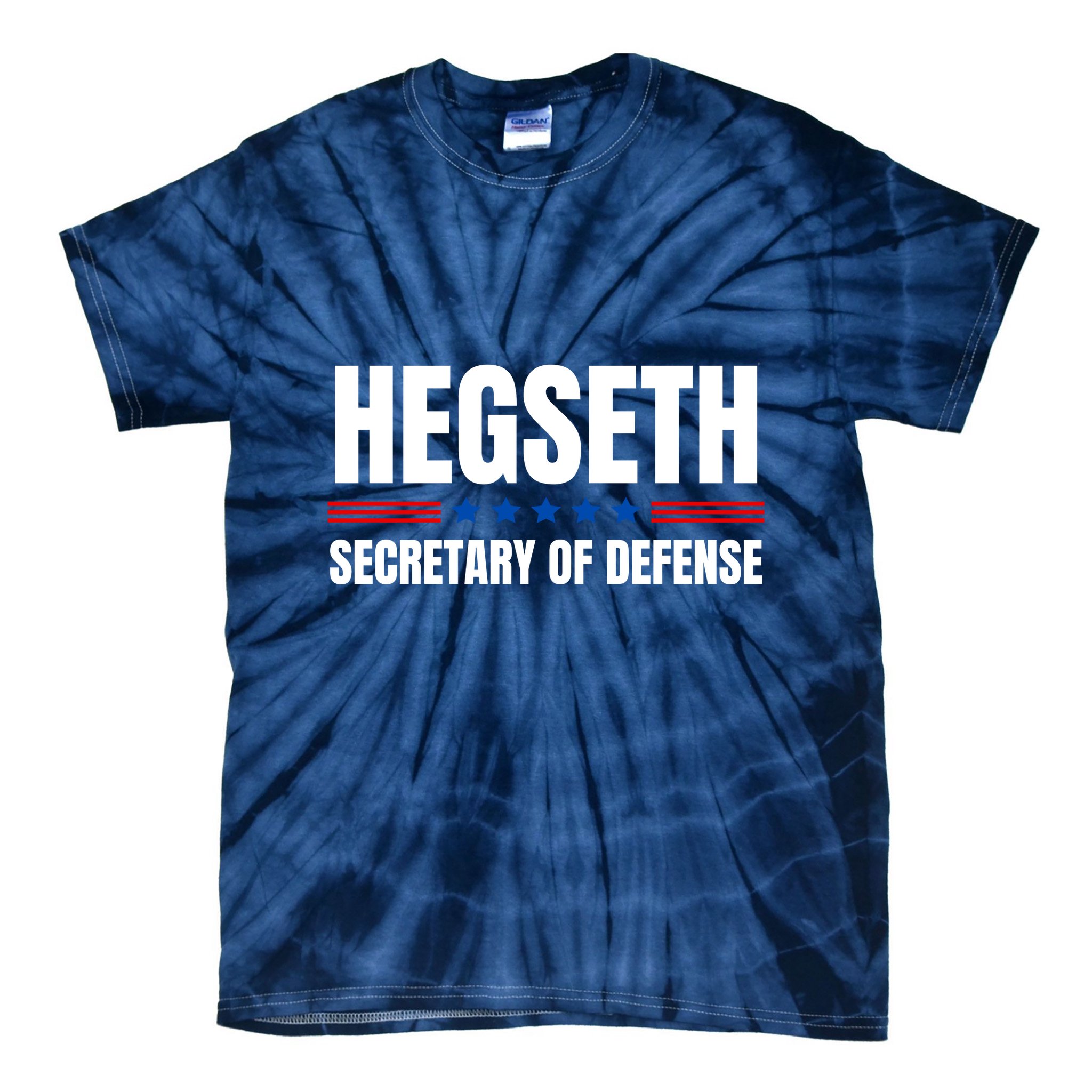 Pete Hegseth Secretary Of Defense Trump Maga Support Tie-Dye T-Shirt