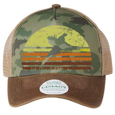 Pheasant Hunting South Dakota Upland Bird Game Hunter Retro Legacy Tie Dye Trucker Hat